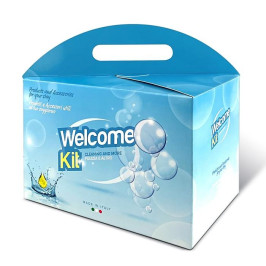 CARDBOARD BOX   WELCOME KIT