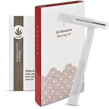 SHAVING SET   "BENVENUTO" cardboard box