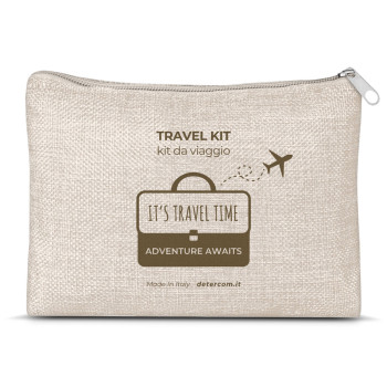 POUCH WITH ZIPPER   TRAVEL KIT standard