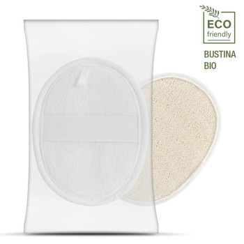 BODY SPONGE AND SCRUB    biodegradable sachet
