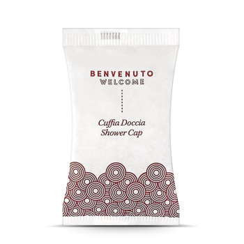 SHOWER CAP   "BENVENUTO" paper sachet