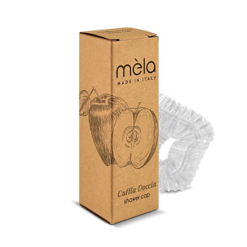 DISPOSABLE SHOWER CAP   "MELA" cardboard box