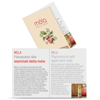 ADVERTISING  CARD   "MELA"