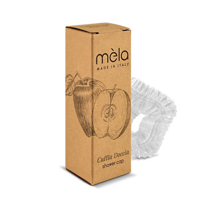 DISPOSABLE SHOWER CAP   "MELA" cardboard box