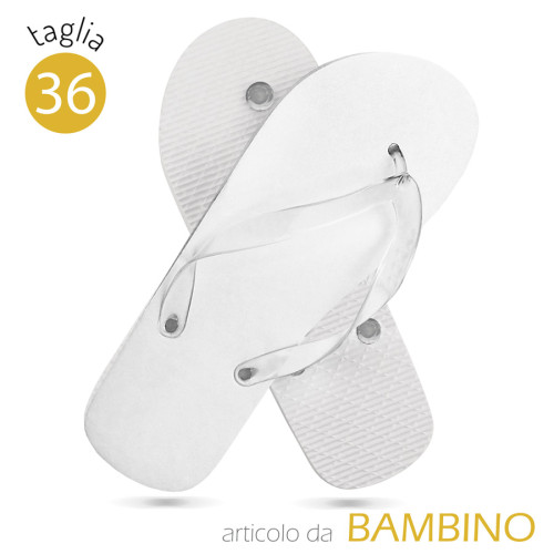children's pool slippers white flip-flops